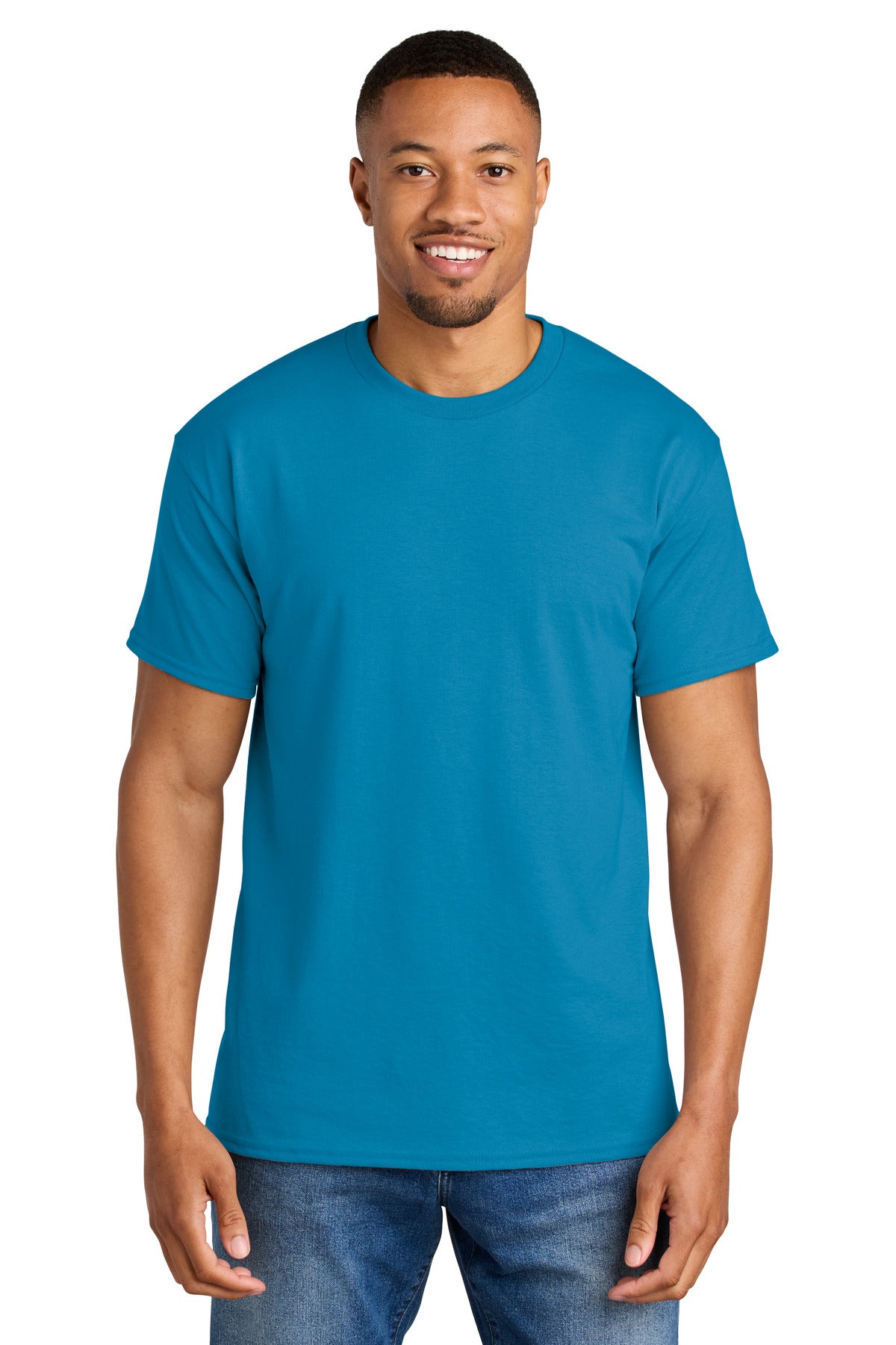 Custom Embroidered or DTF Printed - Gildan ® DryBlend ® 50 Cotton/50 Poly T-Shirt. 8000