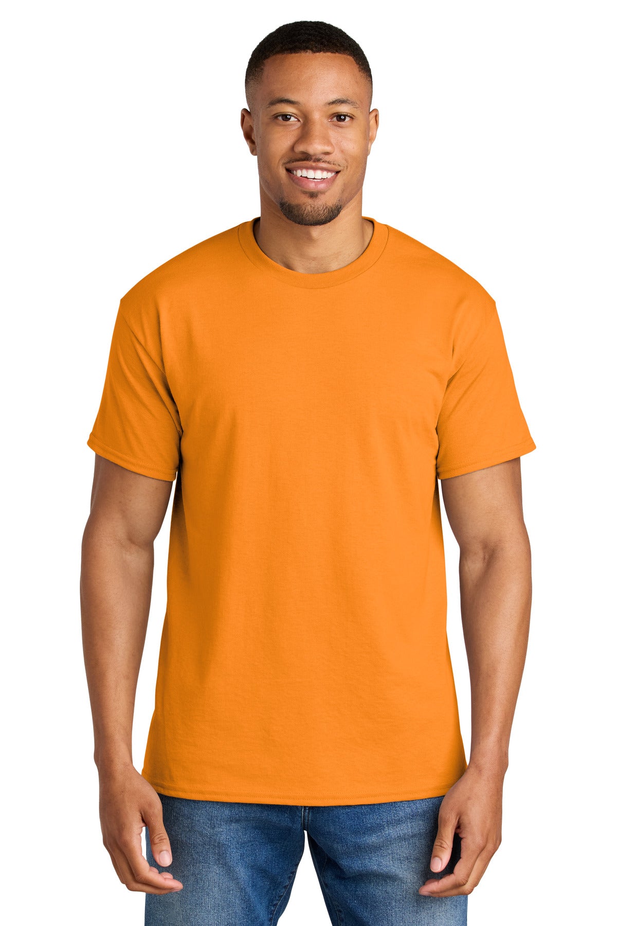 Custom Embroidered or DTF Printed - Gildan ® DryBlend ® 50 Cotton/50 Poly T-Shirt. 8000