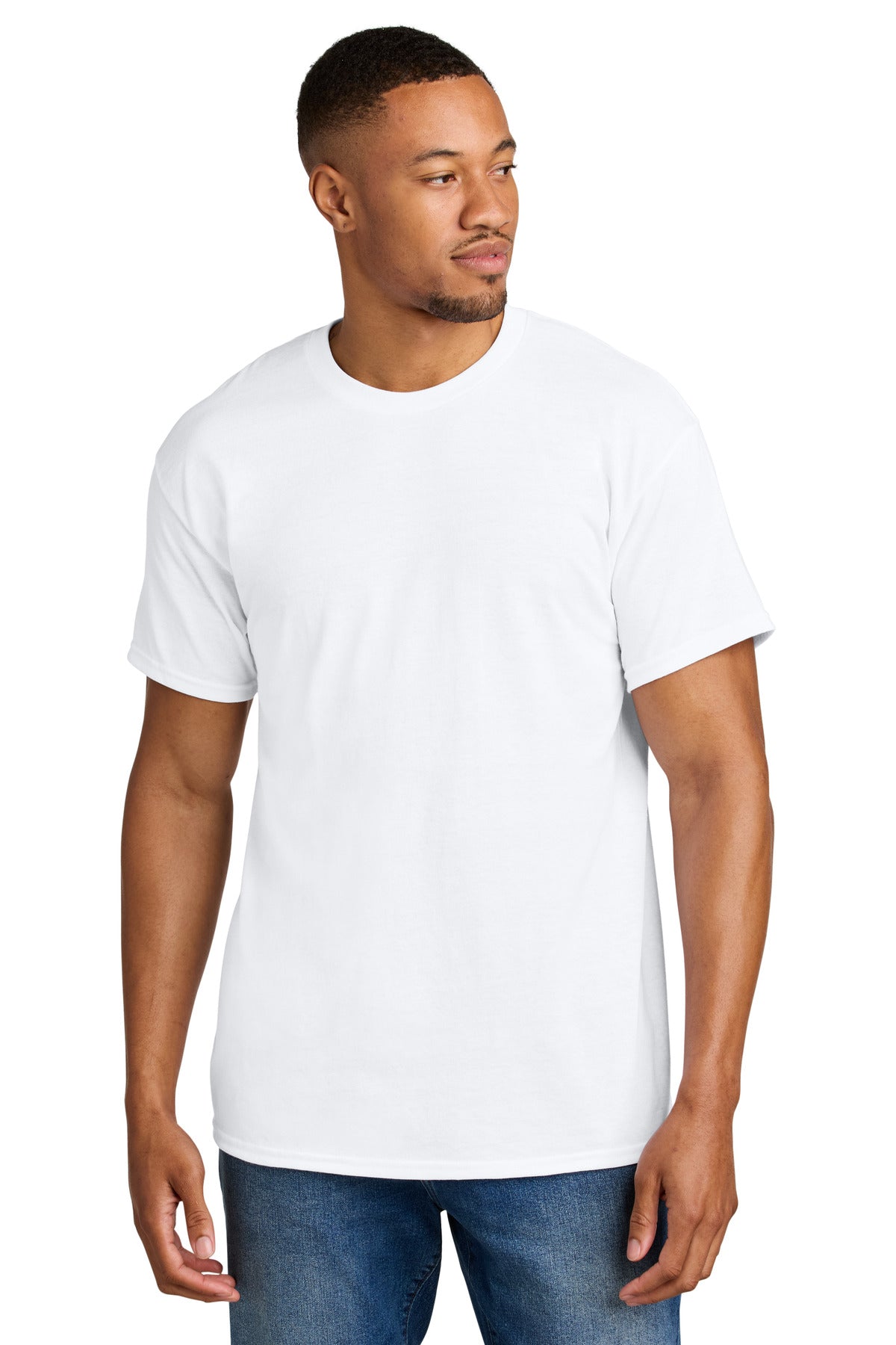 Custom Embroidered or DTF Printed - Gildan ® DryBlend ® 50 Cotton/50 Poly T-Shirt. 8000