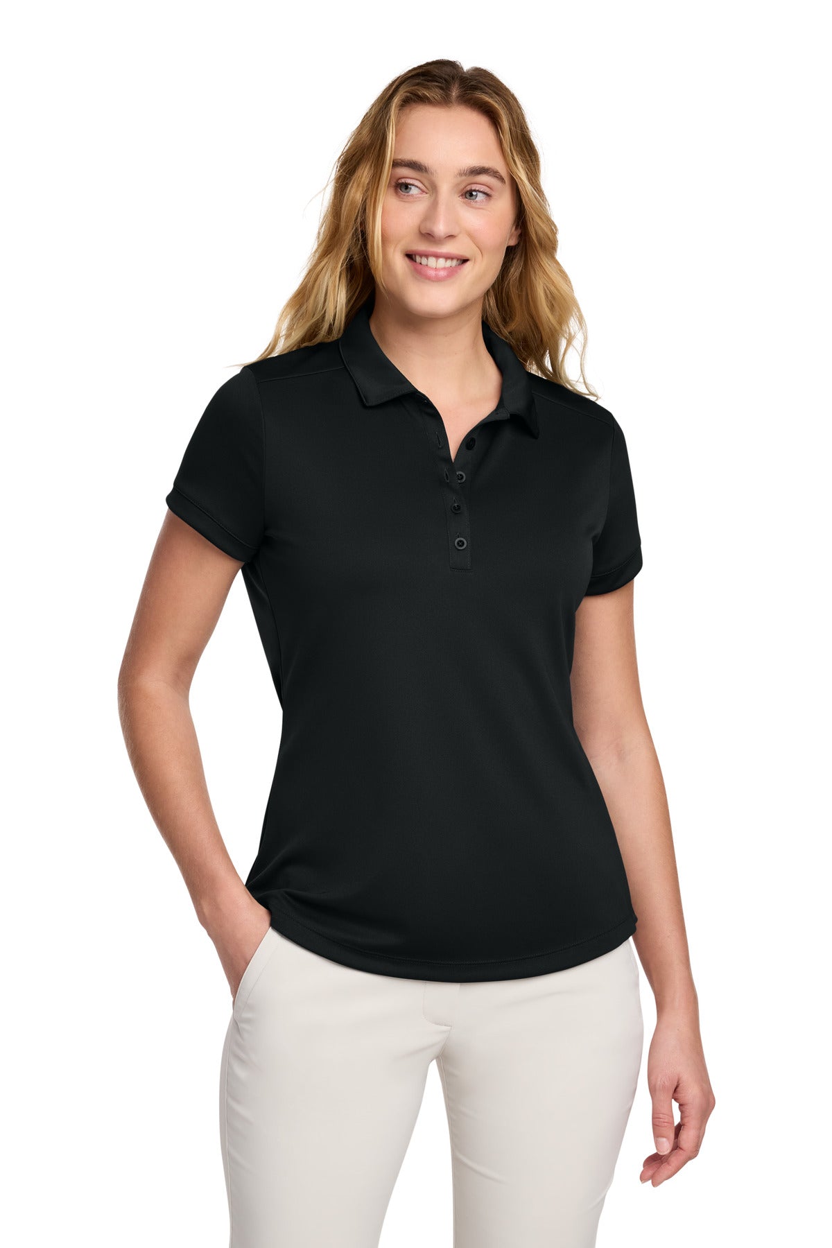 Custom Embroidery or DTF Print - Nike Women's Dri-FIT Players Modern Fit Polo. 811807