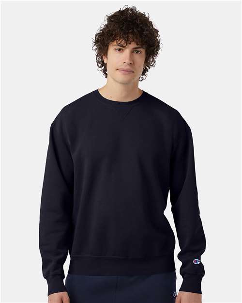 Custom Embroidered - Champion - Unisex Garment-Dyed Crewneck Sweatshirt - CD400