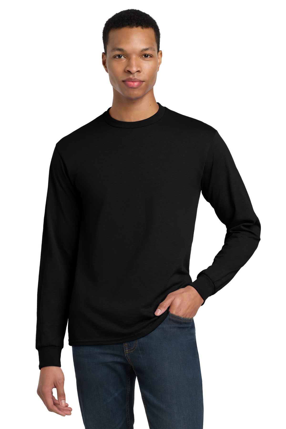 Custom Embroidered or DTF Printed - Gildan ® - DryBlend ® 50 Cotton/50 Poly Long Sleeve T-Shirt. 8400
