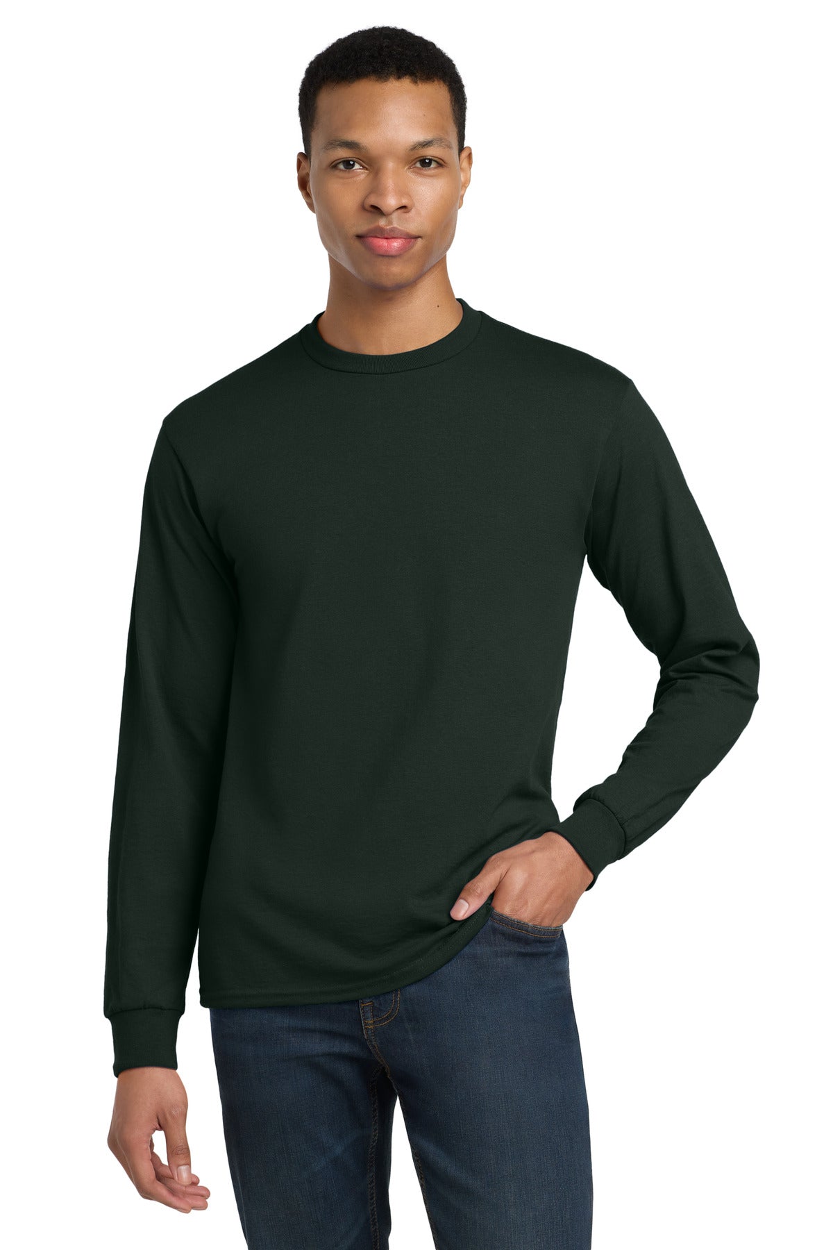 Custom Embroidered or DTF Printed - Gildan ® - DryBlend ® 50 Cotton/50 Poly Long Sleeve T-Shirt. 8400