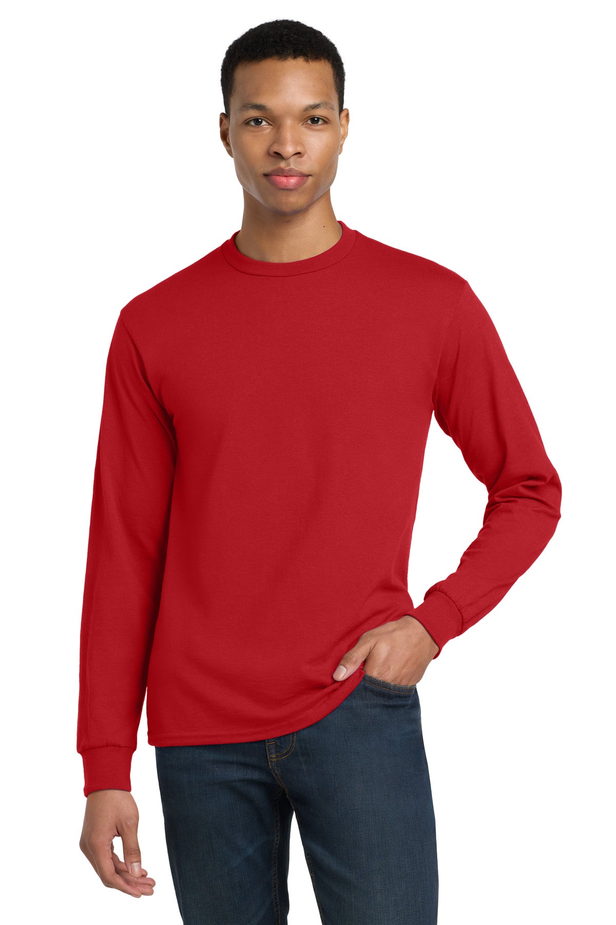 Custom Embroidered or DTF Printed - Gildan ® - DryBlend ® 50 Cotton/50 Poly Long Sleeve T-Shirt. 8400