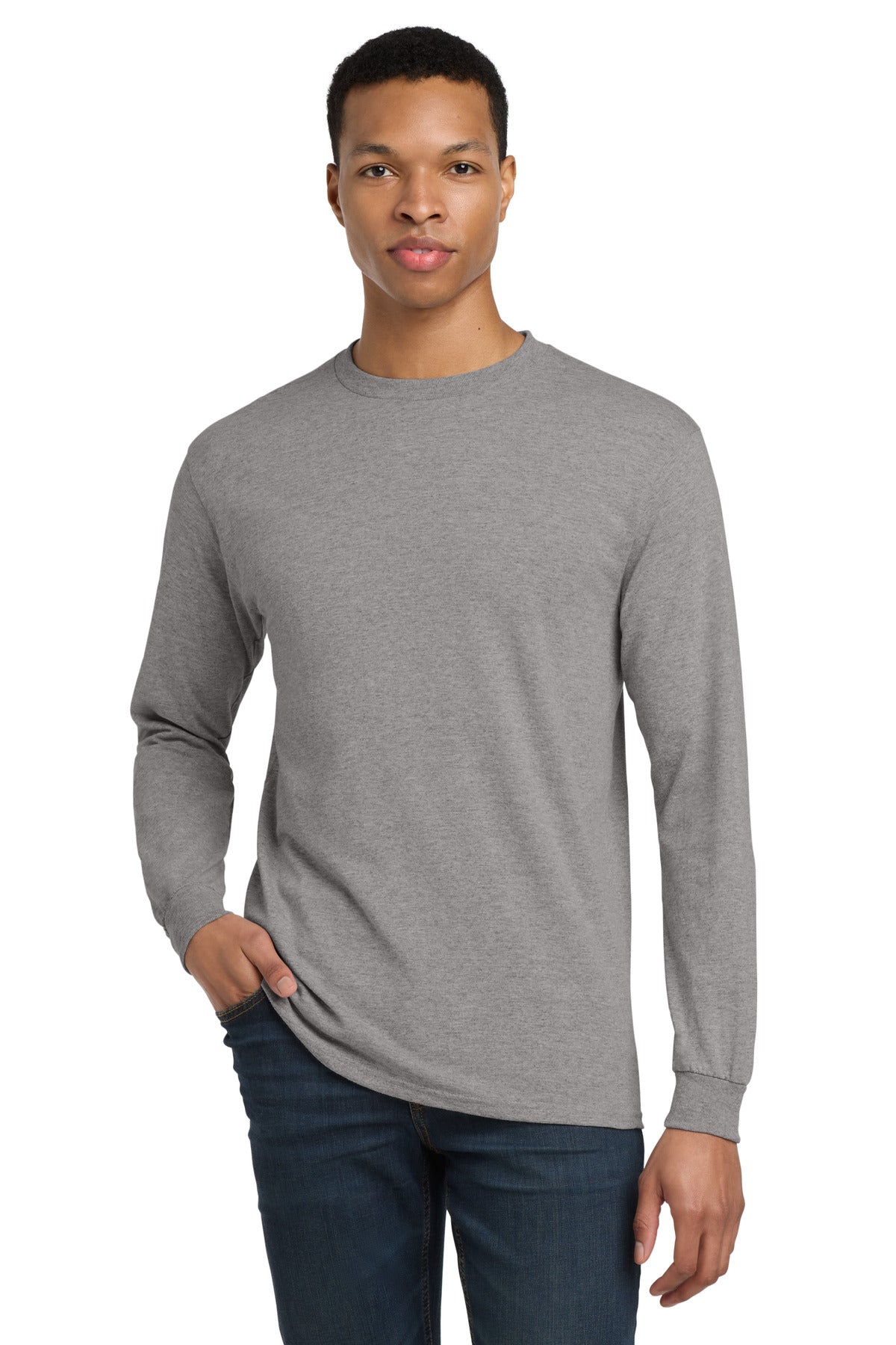 Custom Embroidered or DTF Printed - Gildan ® - DryBlend ® 50 Cotton/50 Poly Long Sleeve T-Shirt. 8400