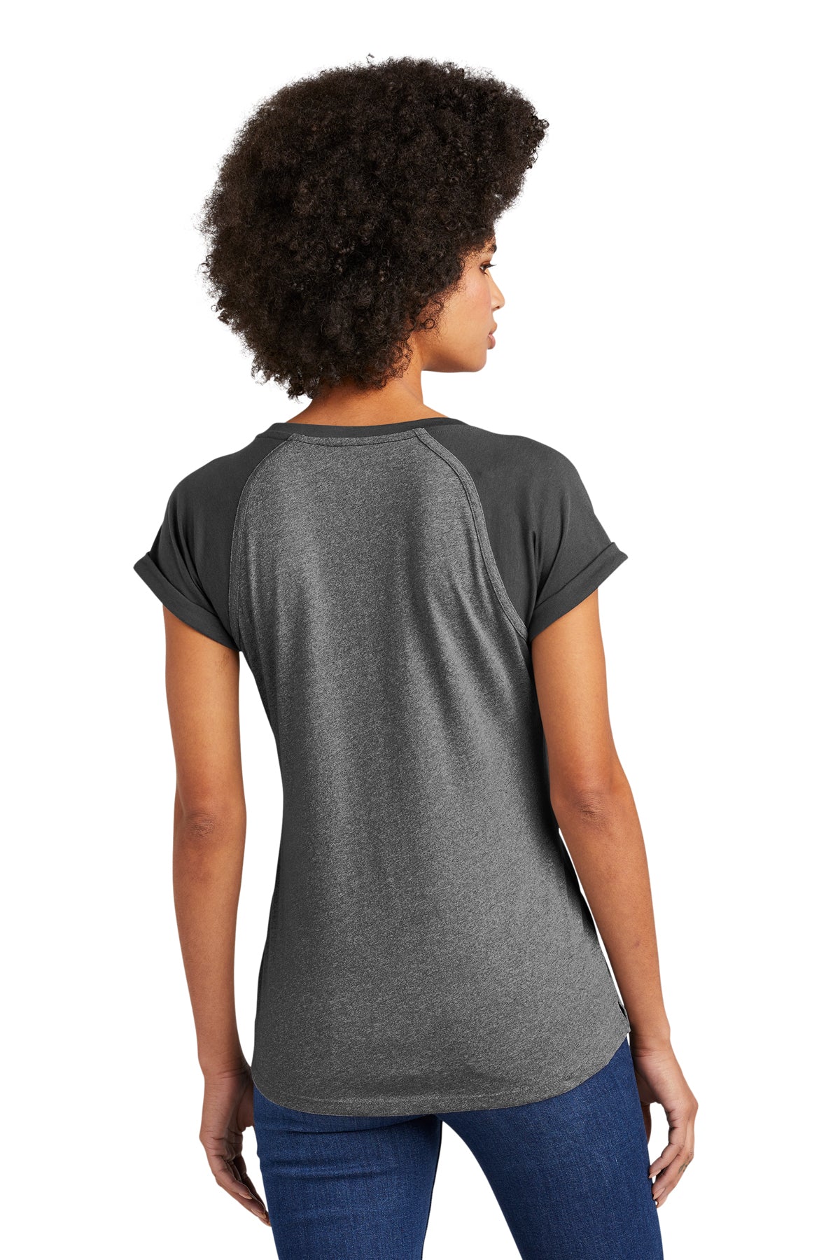 Custom Embroidery - New Era ® Women's Heritage Blend Varsity Tee. LNEA107