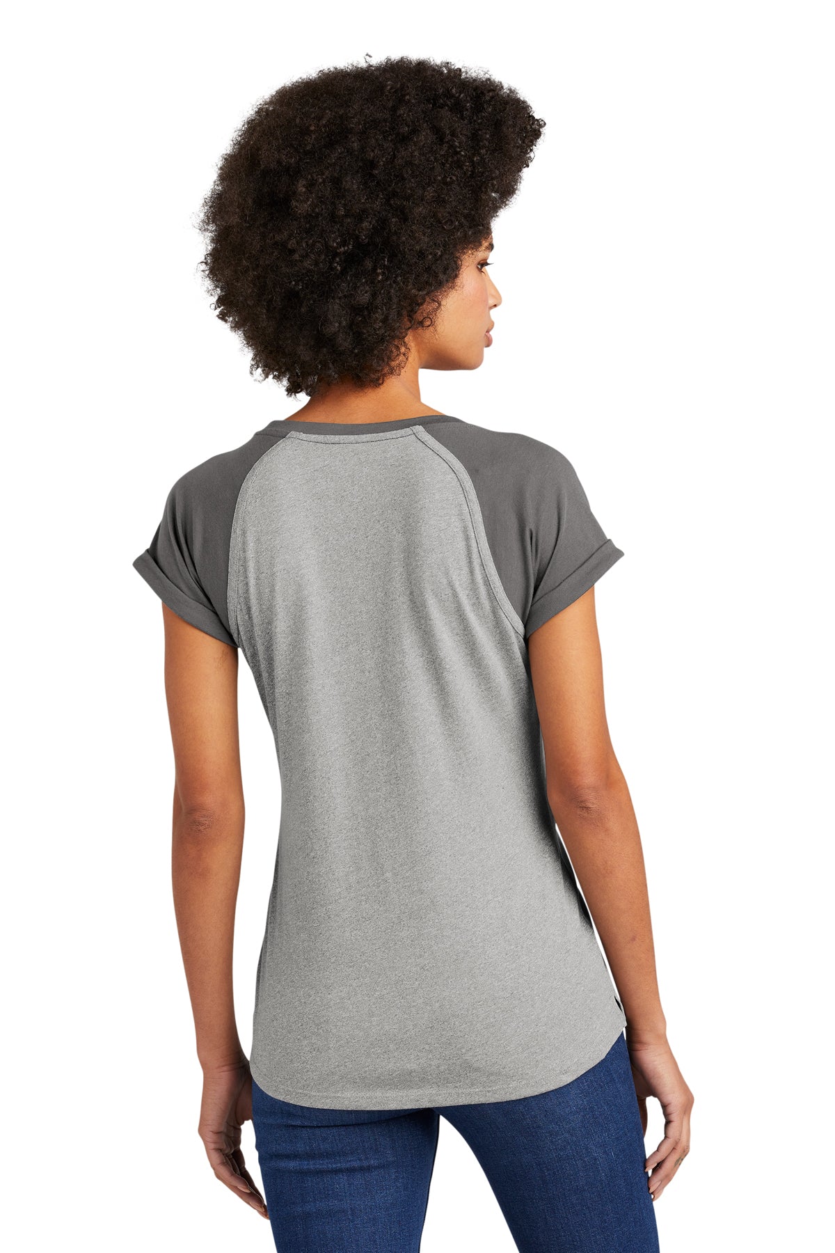 Custom Embroidery - New Era ® Women's Heritage Blend Varsity Tee. LNEA107