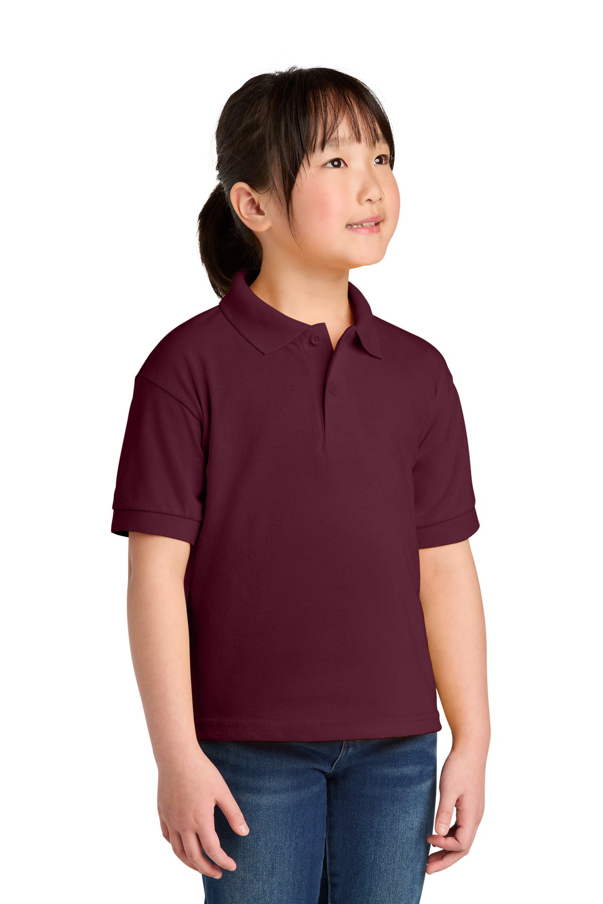 Custom Embroidered or DTF Printed - Gildan ® Youth DryBlend ® 6-Ounce Jersey Knit Sport Shirt. 8800B