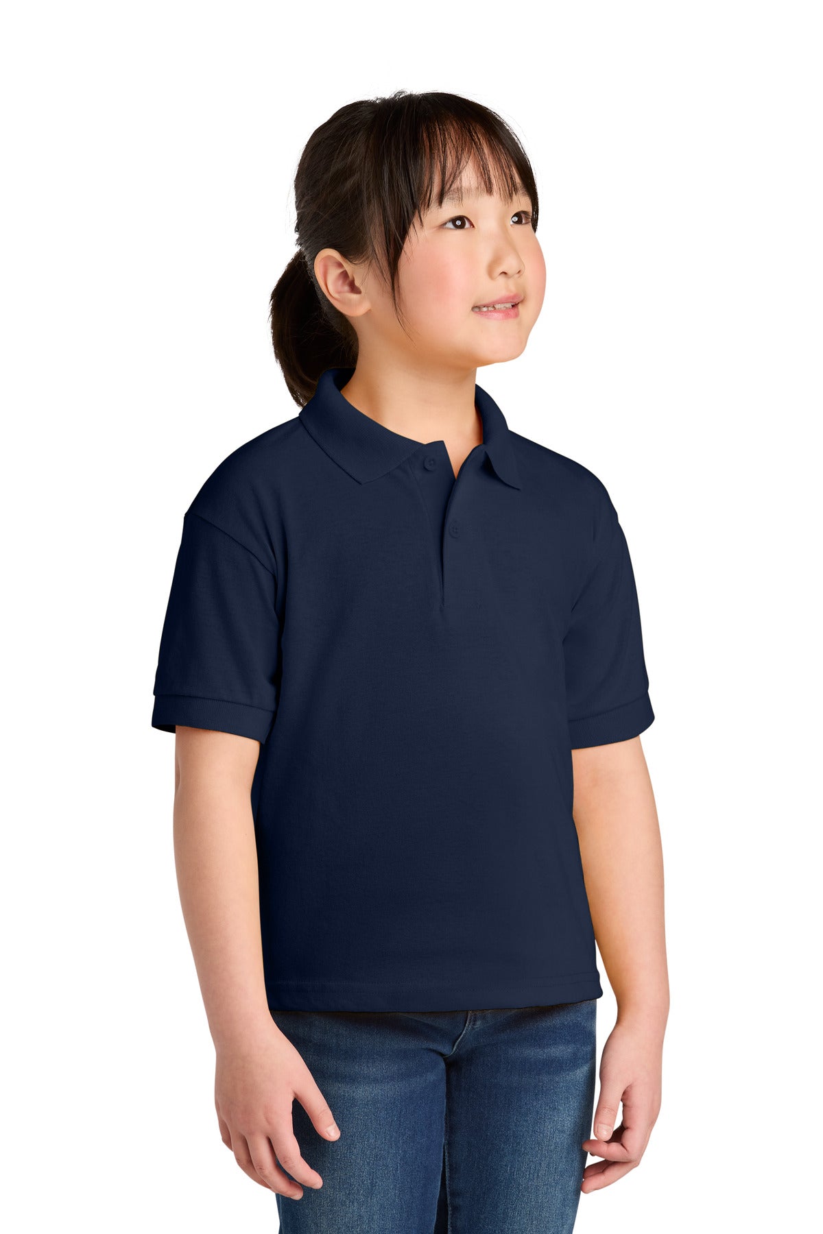 Custom Embroidered or DTF Printed - Gildan ® Youth DryBlend ® 6-Ounce Jersey Knit Sport Shirt. 8800B