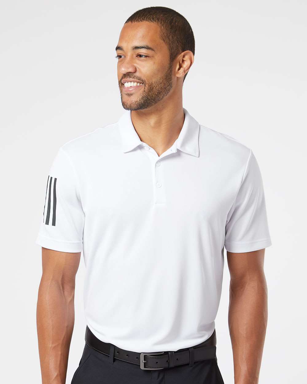 Custom Embroidery - Adidas - Floating 3-Stripes Polo - A480