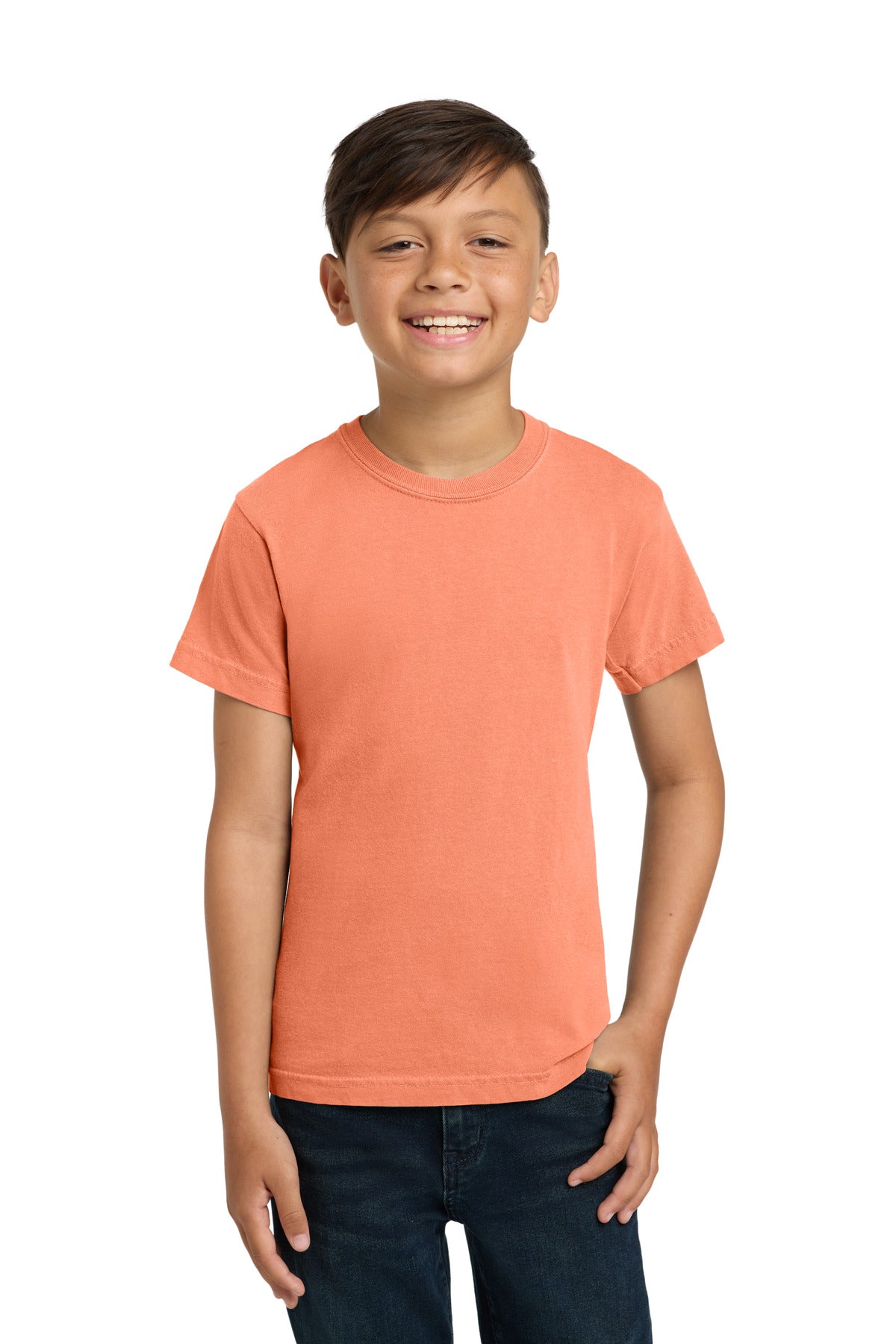 Custom Embroidery or DTF Print - COMFORT COLORS ® Youth Heavyweight Ring Spun Tee. 9018