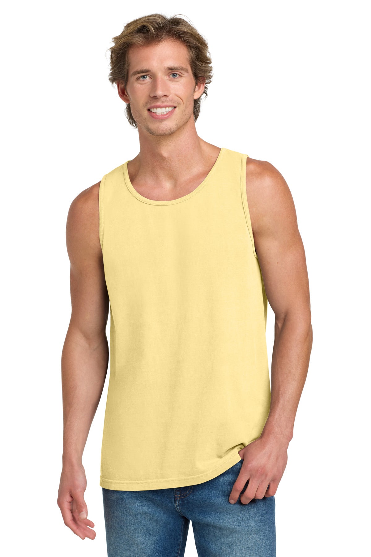 Custom Embroidery or DTF Print - COMFORT COLORS ® Heavyweight Ring Spun Tank Top. 9360
