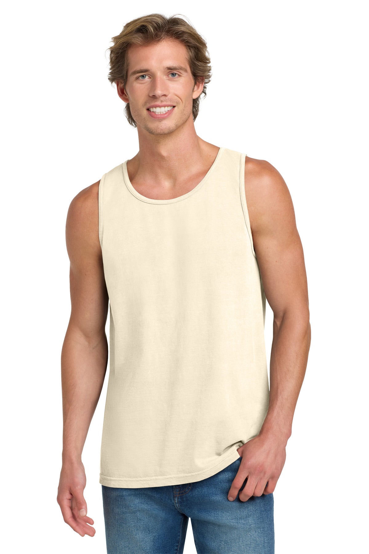 Custom Embroidery or DTF Print - COMFORT COLORS ® Heavyweight Ring Spun Tank Top. 9360