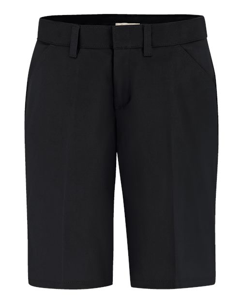 Custom Embroidered - Dickies - Women's Flat Front Shorts - FR22
