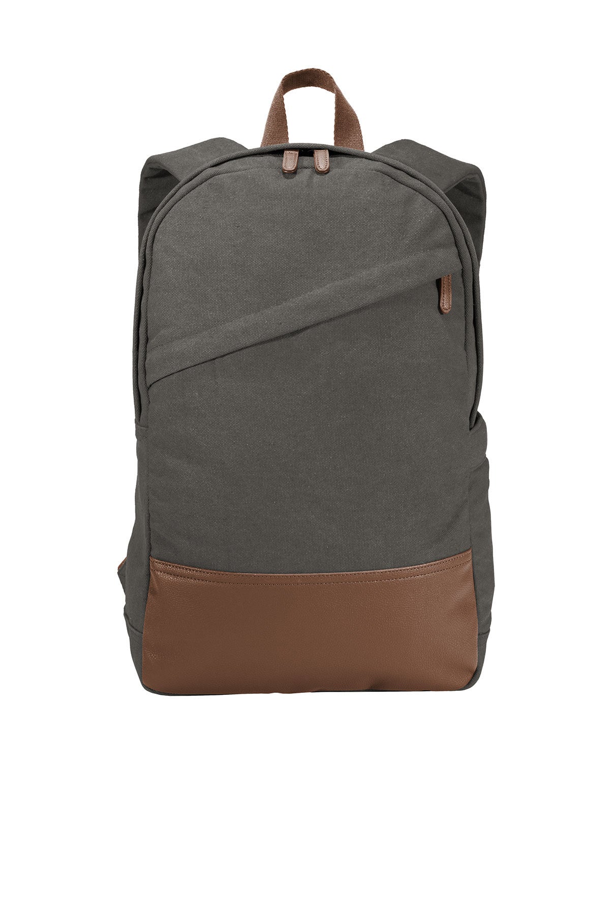 Custom Embroidered - Port Authority ® Cotton Canvas Backpack. BG210