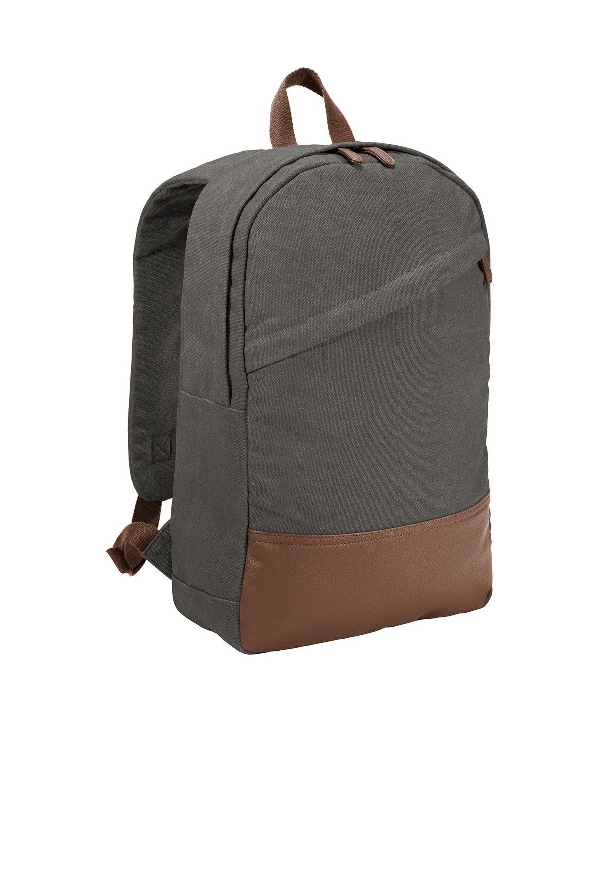Custom Embroidered - Port Authority ® Cotton Canvas Backpack. BG210