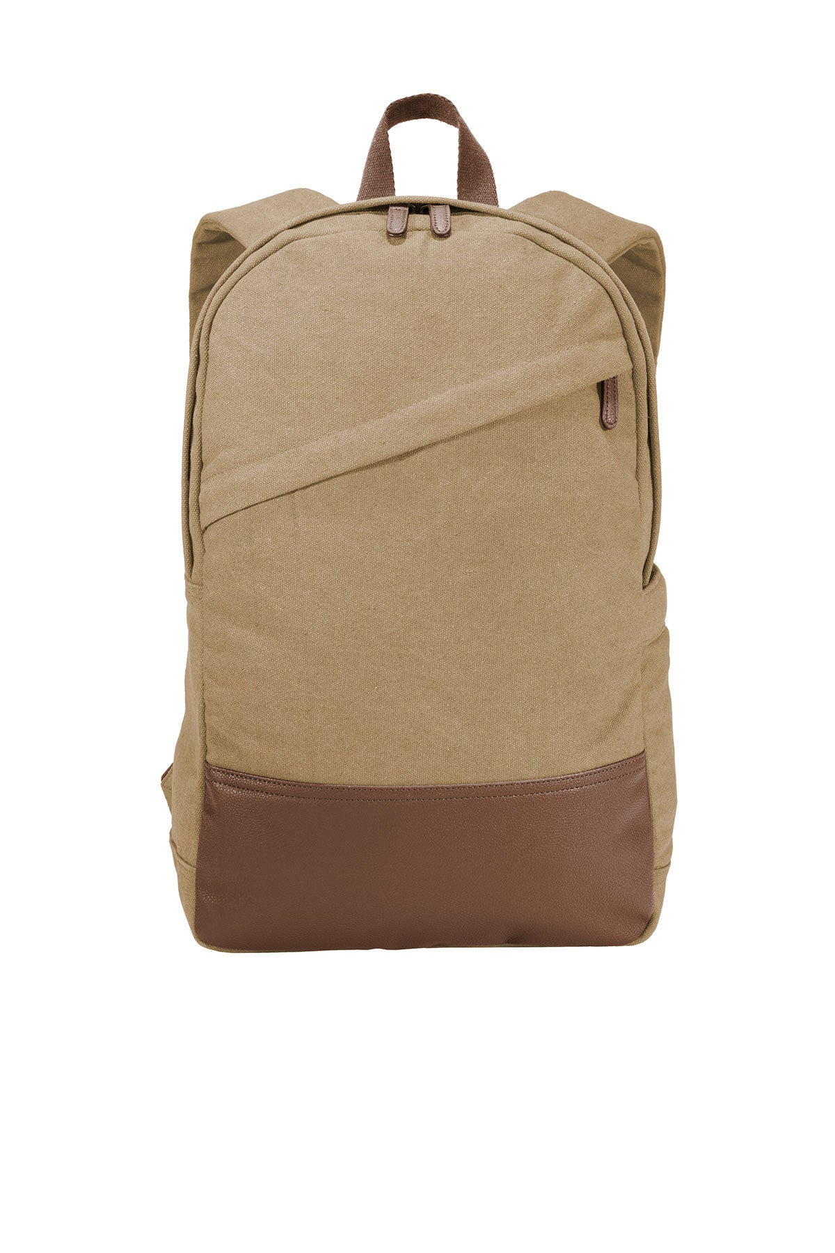 Custom Embroidered - Port Authority ® Cotton Canvas Backpack. BG210