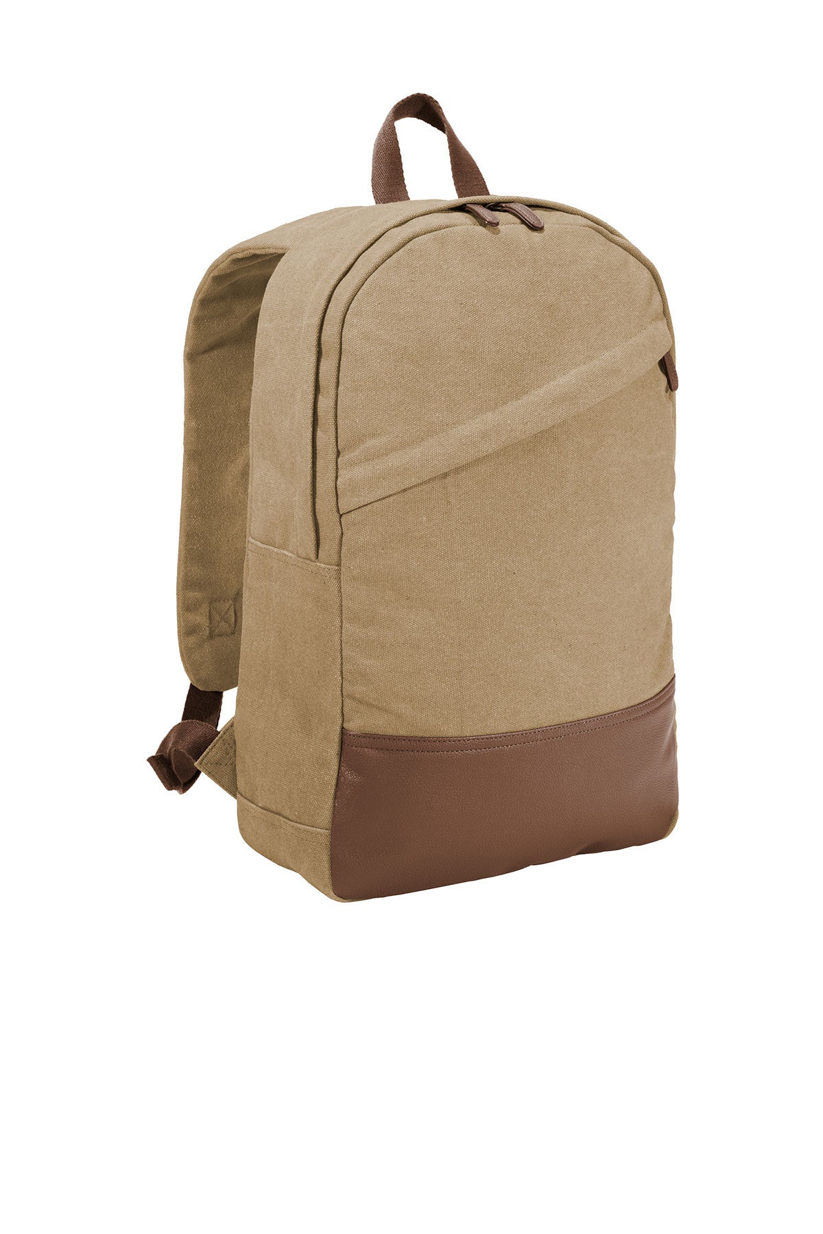 Custom Embroidered - Port Authority ® Cotton Canvas Backpack. BG210
