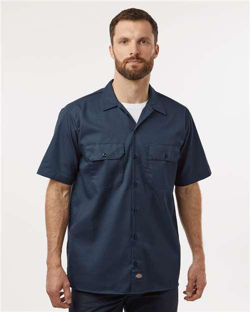 Custom Embroidered - Dickies - Men's Short Sleeve Work Shirt - 2574