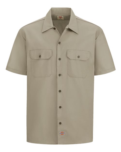 Custom Embroidered - Dickies - Men's Tall Short Sleeve Work Shirt - 2574T