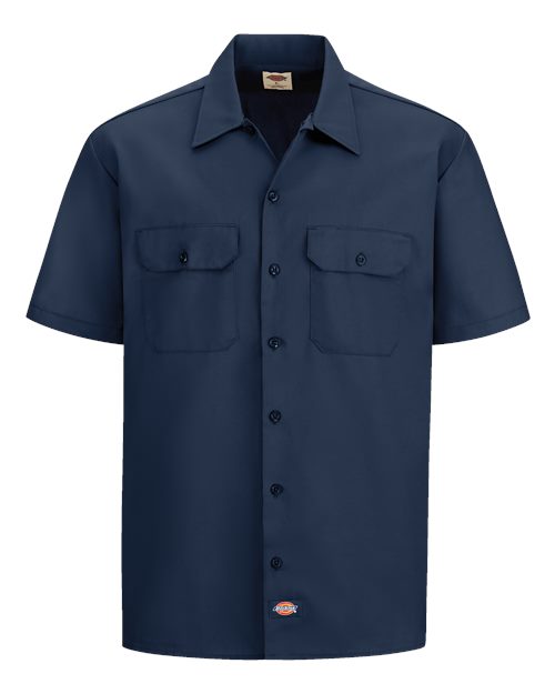 Custom Embroidered - Dickies - Men's Tall Short Sleeve Work Shirt - 2574T