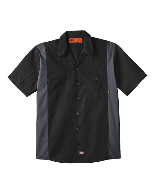Custom Embroidered - Dickies - Men's Industrial Colorblocked Short Sleeve Shirt - LS524