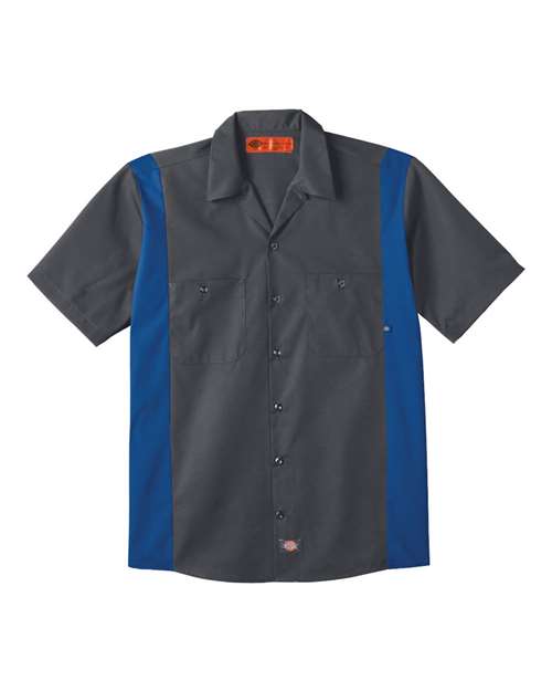 Custom Embroidered - Dickies - Men's Industrial Colorblocked Short Sleeve Shirt - LS524