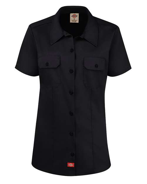 Custom Embroidered - Dickies - Women's Short Sleeve Work Shirt - FS57
