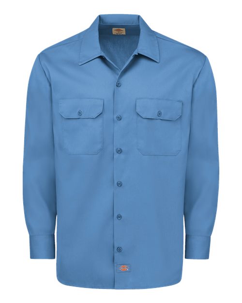 Custom Embroidered - Dickies - Men's Long Sleeve Work Shirt - 5574