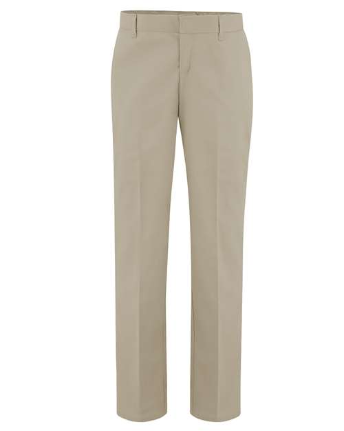 Custom Embroidered - Dickies - Women's Premium Flat Front Pants - FP21