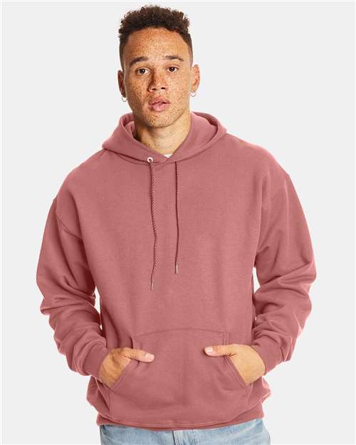 Custom Embroidered - Hanes - Unisex Ultimate Cotton® Hooded Sweatshirt - Mauve - F170