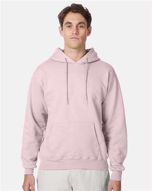 Custom Embroidered - Hanes - Unisex Ultimate Cotton® Hooded Sweatshirt - Pale Pink - F170