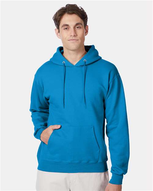 Custom Embroidered - Hanes - Unisex Ultimate Cotton® Hooded Sweatshirt - Teal - F170