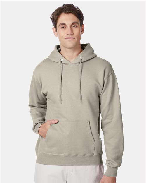 Custom Embroidered - Hanes - Unisex Ultimate Cotton® Hooded Sweatshirt - Sand - F170