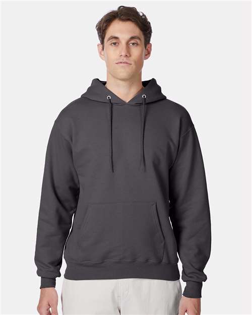 Custom Embroidered - Hanes - Unisex Ultimate Cotton® Hooded Sweatshirt - Smoke Grey - F170