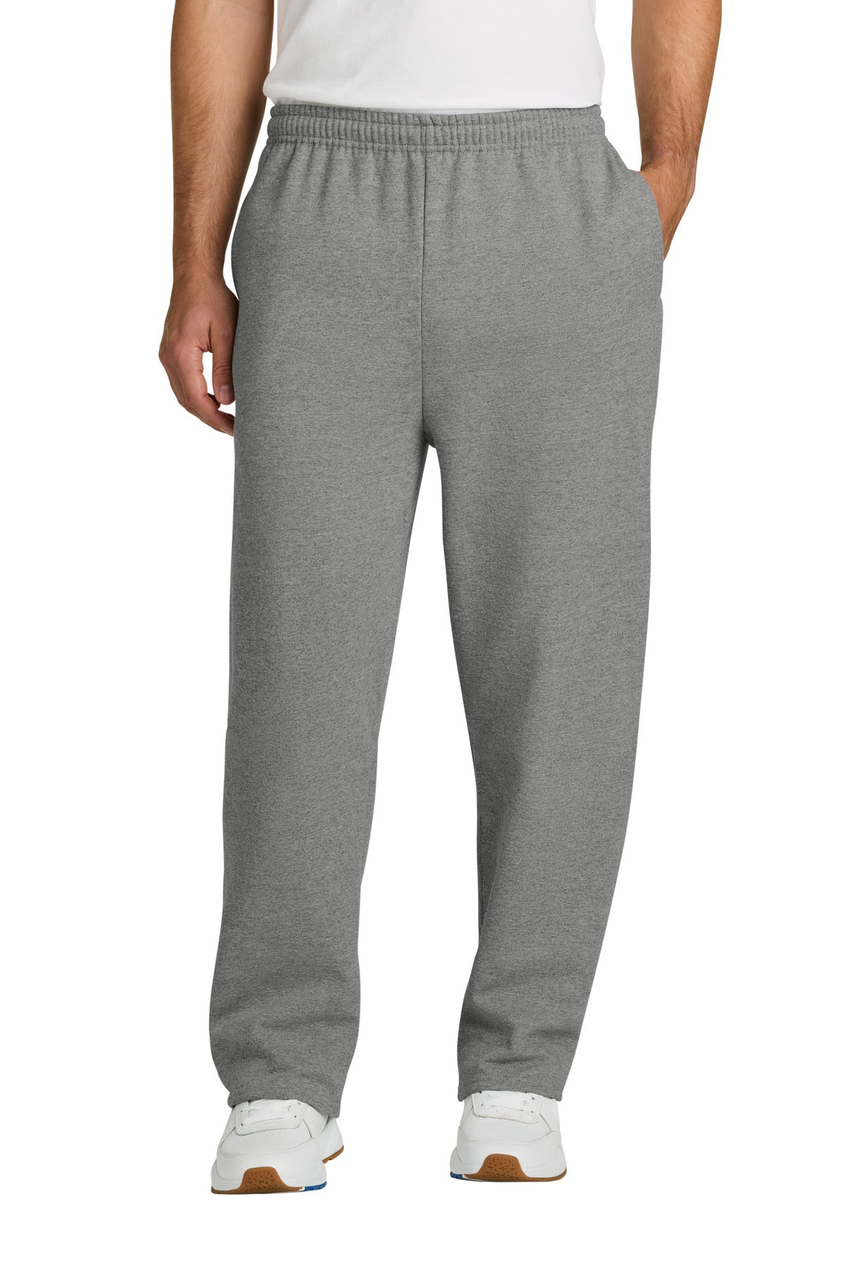 Custom Embroidery or DTF Print - Jerzees ® NuBlend ® Open Bottom Pant with Pockets. 974MP