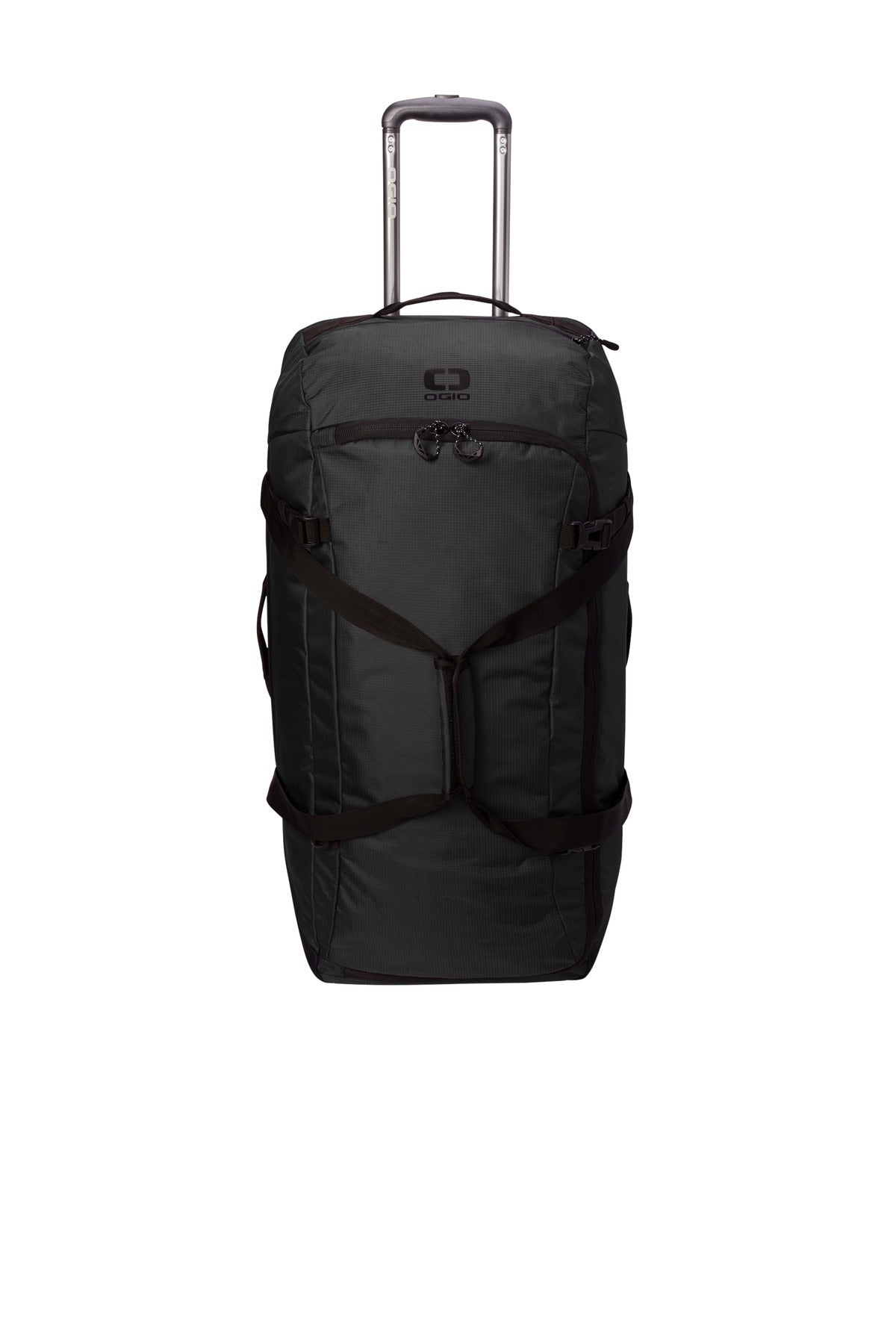 Custom Embroidered or DTF Print on OGIO ® Passage Wheeled Checked Duffel 98003