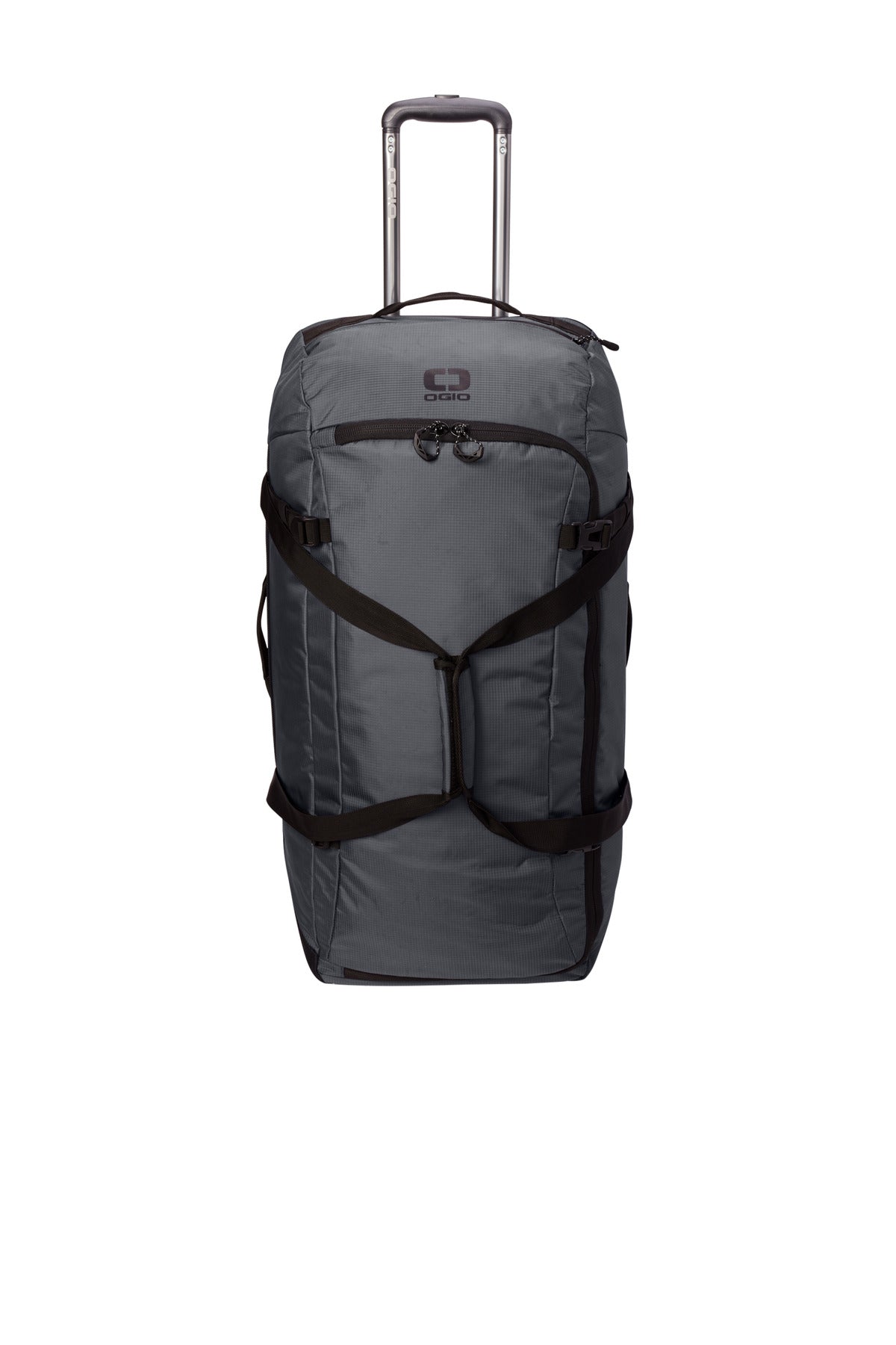 Custom Embroidered or DTF Print on OGIO ® Passage Wheeled Checked Duffel 98003