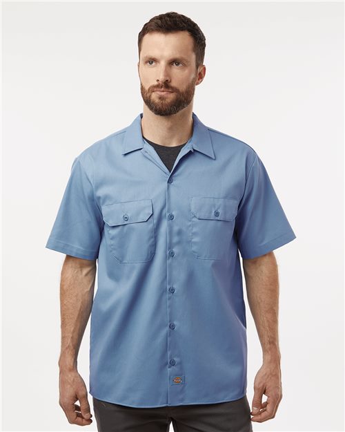 Custom Embroidered - Dickies - Men's Tall Short Sleeve Work Shirt - 2574T