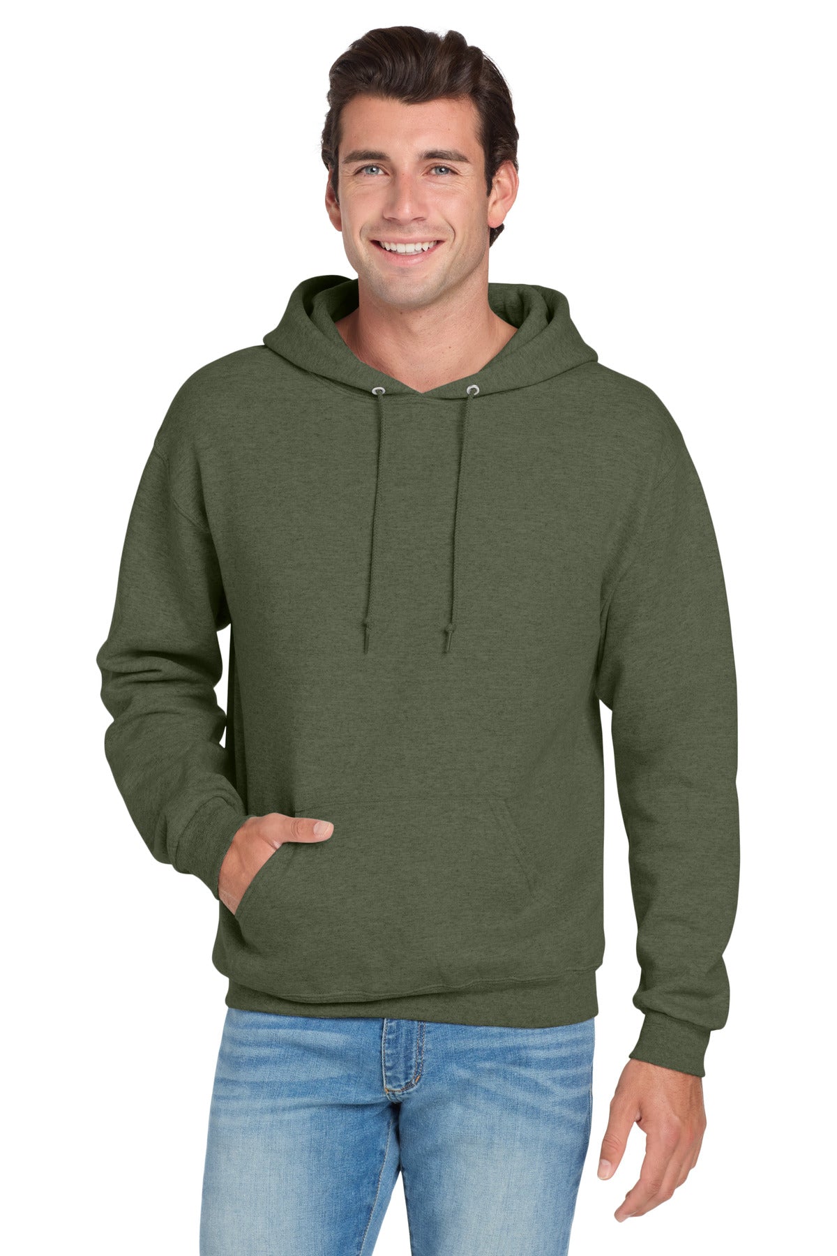 Custom Embroidery or DTF Print - Jerzees ® NuBlend ® Pullover Hooded Sweatshirt. 996M