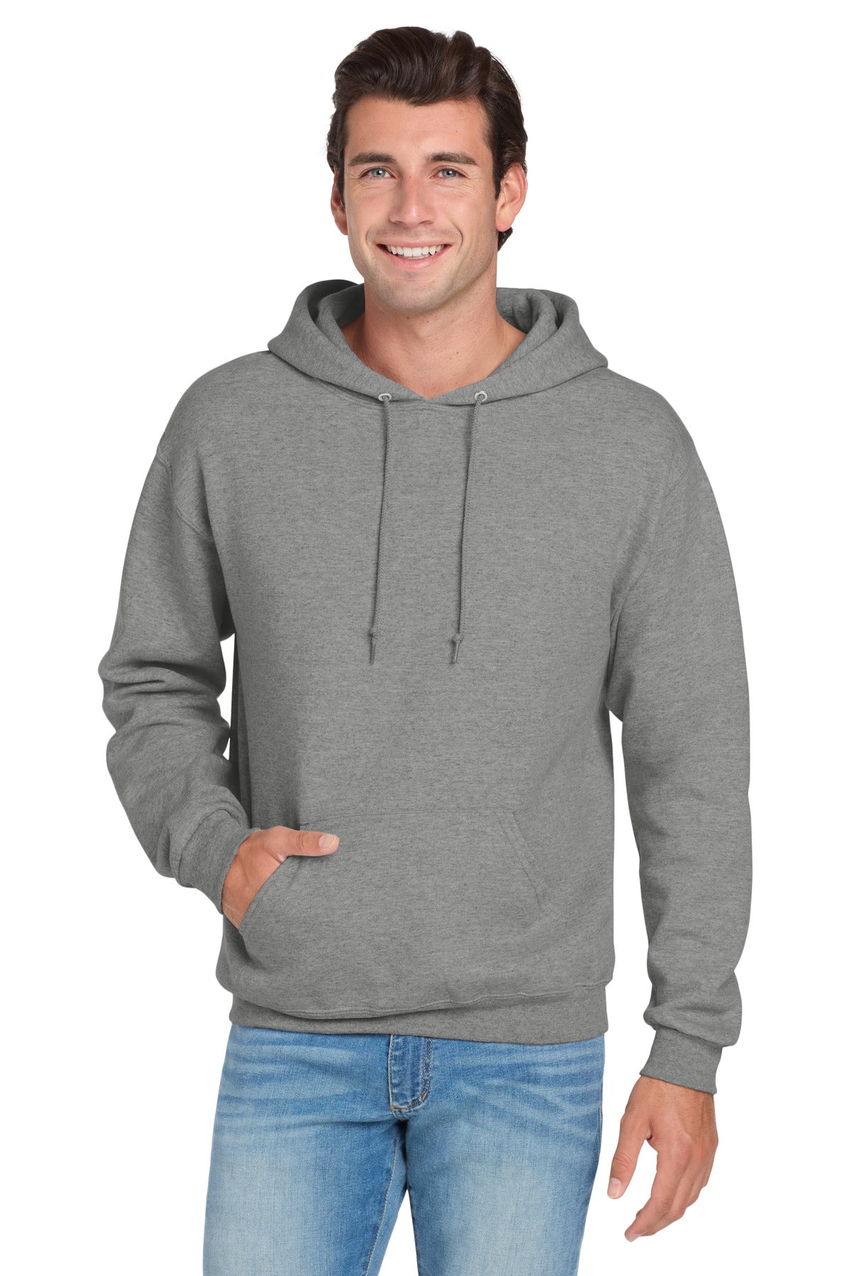 Custom Embroidery or DTF Print - Jerzees ® NuBlend ® Pullover Hooded Sweatshirt. 996M
