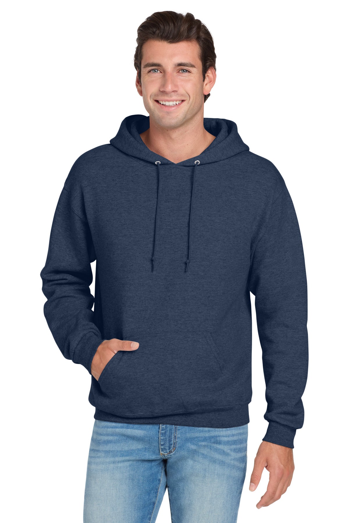 Custom Embroidery or DTF Print - Jerzees ® NuBlend ® Pullover Hooded Sweatshirt. 996M