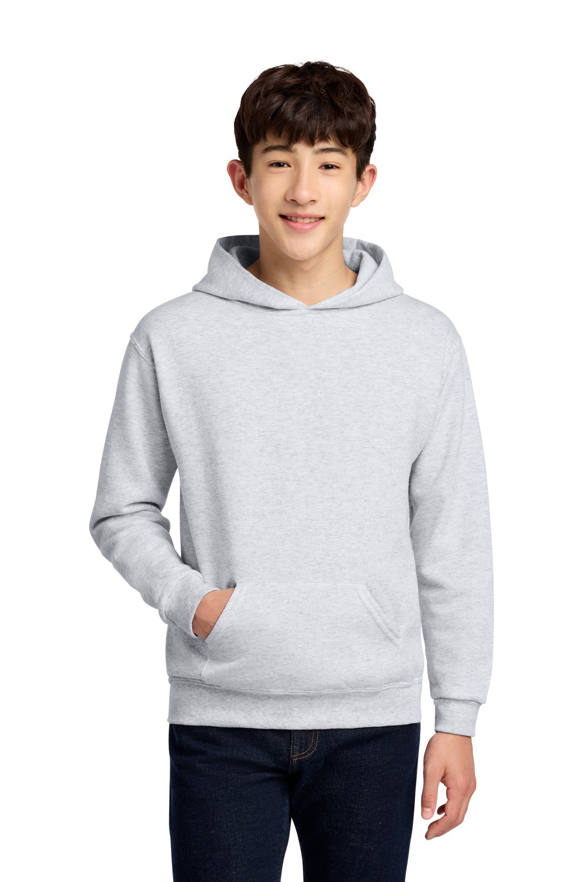 Custom Embroidery or DTF Print - Jerzees ® - Youth NuBlend ® Pullover Hooded Sweatshirt. 996Y