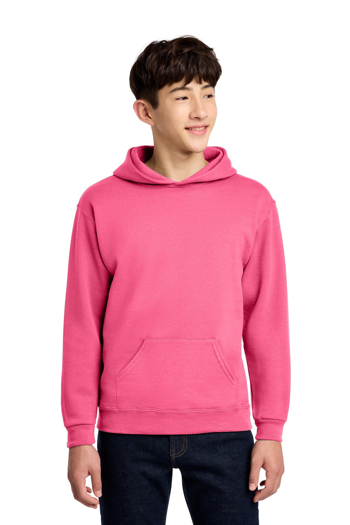 Custom Embroidery or DTF Print - Jerzees ® - Youth NuBlend ® Pullover Hooded Sweatshirt. 996Y