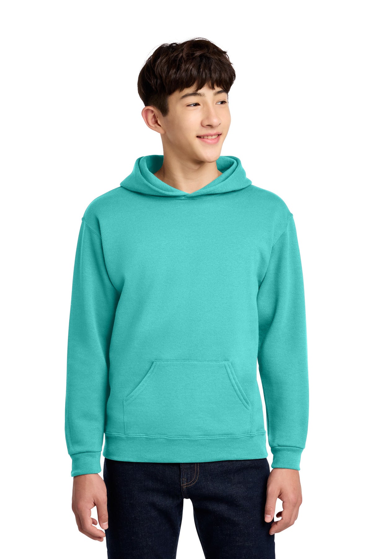 Custom Embroidery or DTF Print - Jerzees ® - Youth NuBlend ® Pullover Hooded Sweatshirt. 996Y