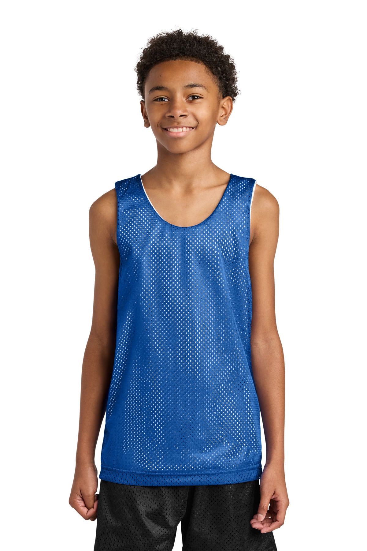 Custom Embroidery or DTF Print - A4 Sprint Youth Reversible Mesh Tank A4N2206