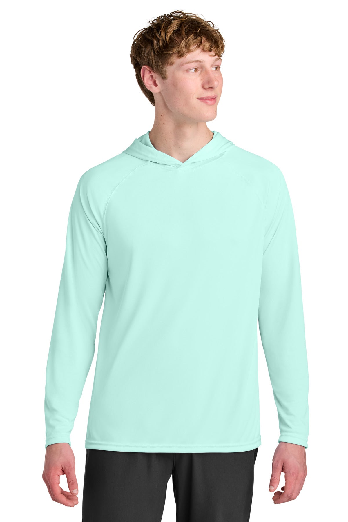 Custom Embroidery or DTF Print - A4 Cooling Performance Long Sleeve Hooded Tee A4N3409