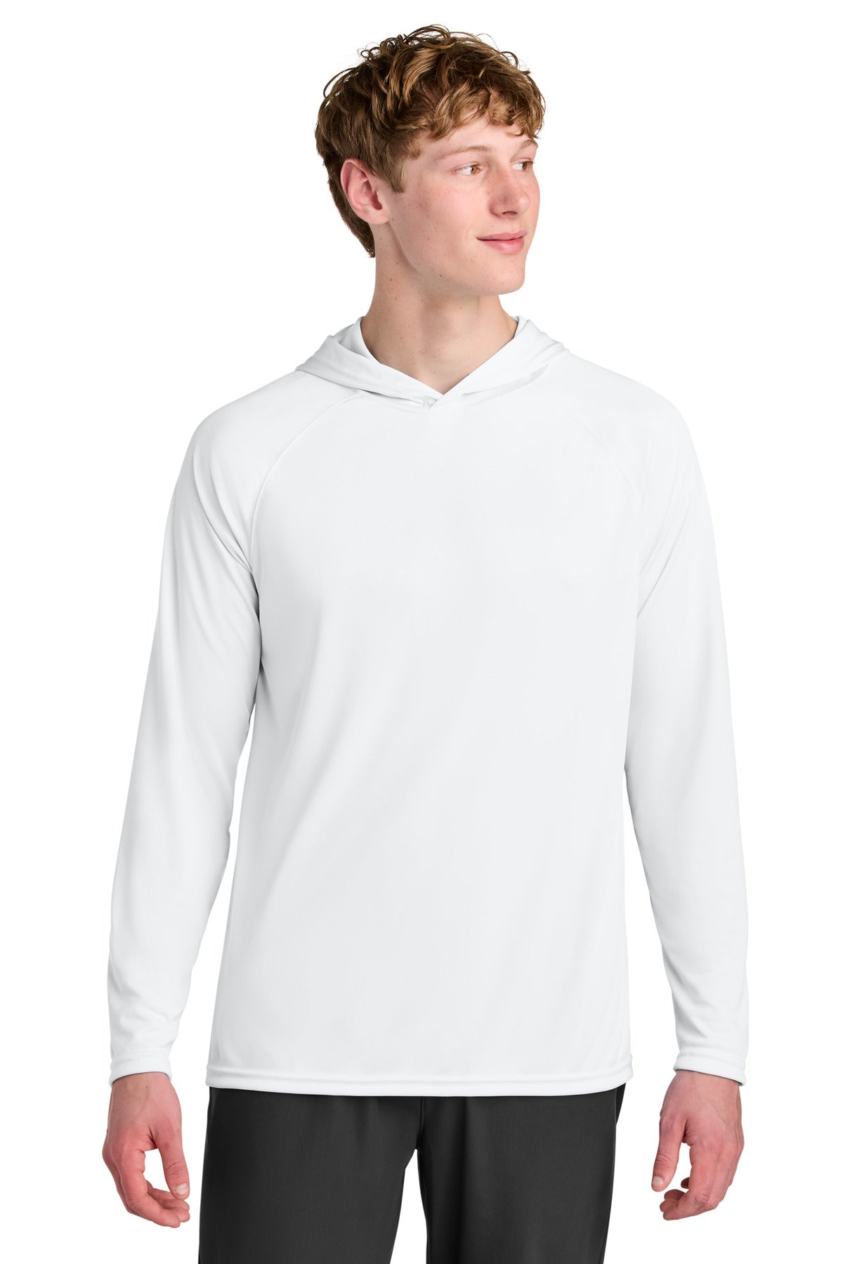 Custom Embroidery or DTF Print - A4 Cooling Performance Long Sleeve Hooded Tee A4N3409
