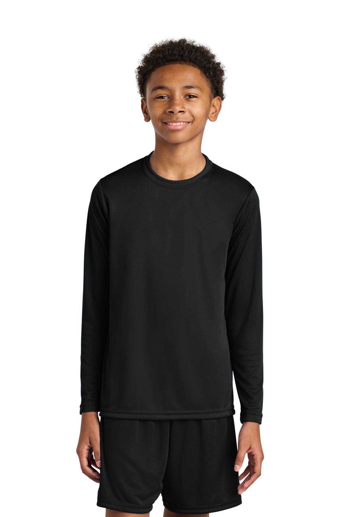 Custom Embroidery or DTF Print - A4 Youth Cooling Performance Long Sleeve Tee A4NB3165