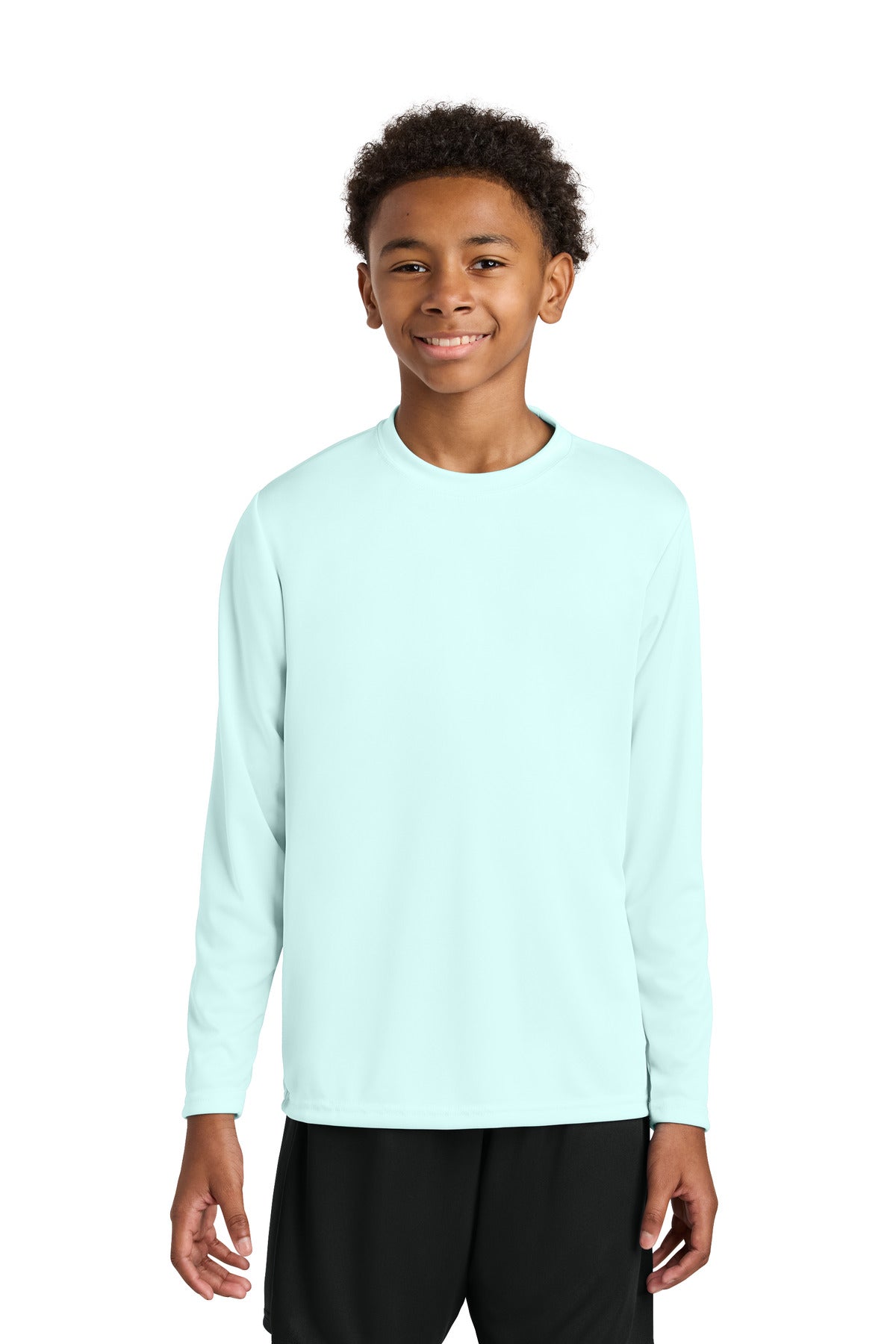 Custom Embroidery or DTF Print - A4 Youth Cooling Performance Long Sleeve Tee A4NB3165